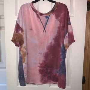 Boutique Tie Die Top